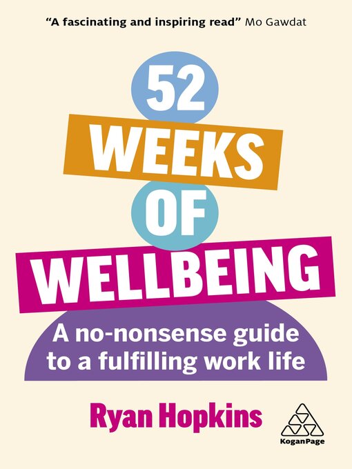 Title details for 52 Weeks of Wellbeing by Ryan Hopkins - Available